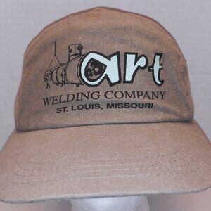 Art Welding Company Embroidered Logo Painters Hat Golf Cap Strapback Adjust OSFA
